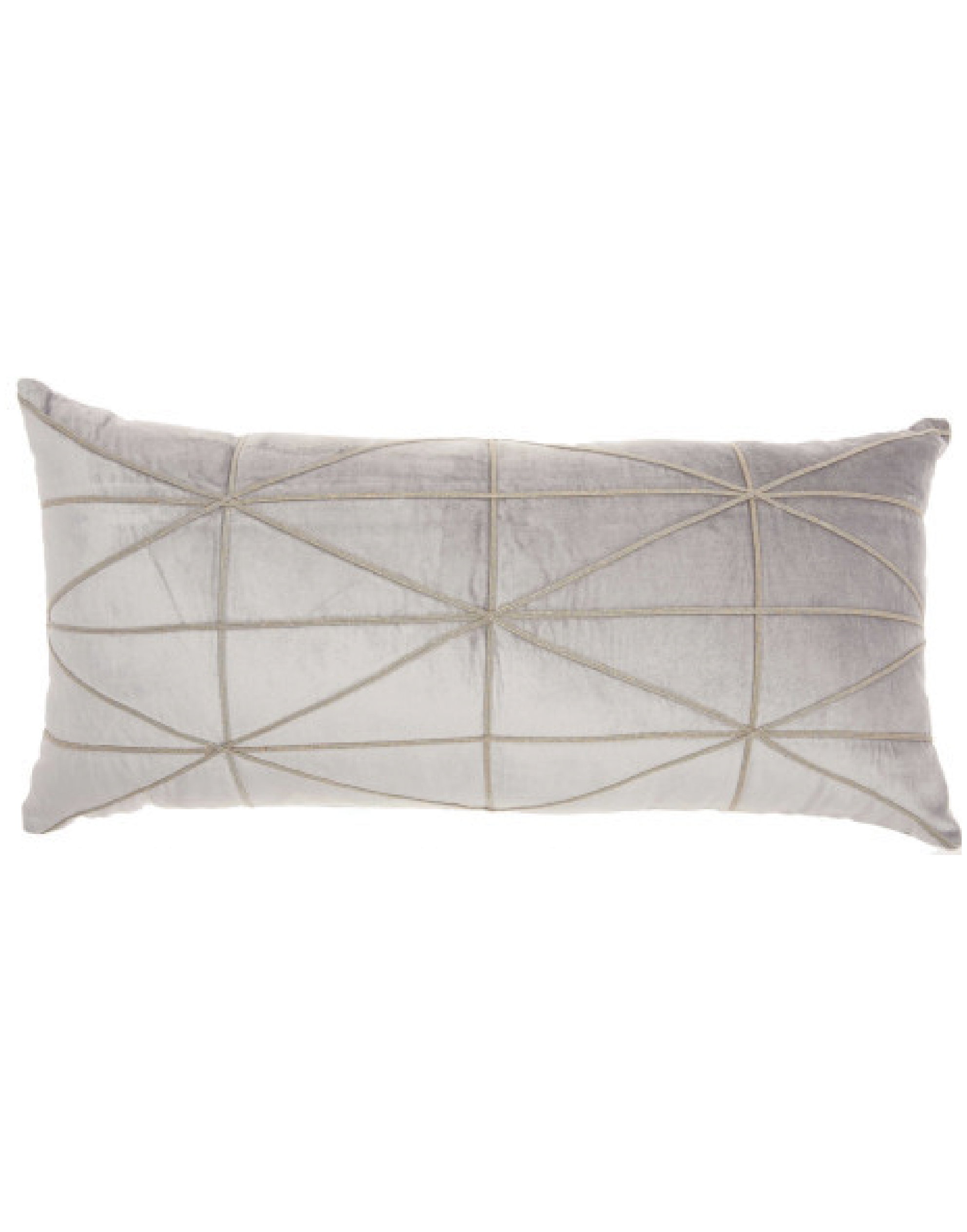 Almohada decorativa Gris/plata